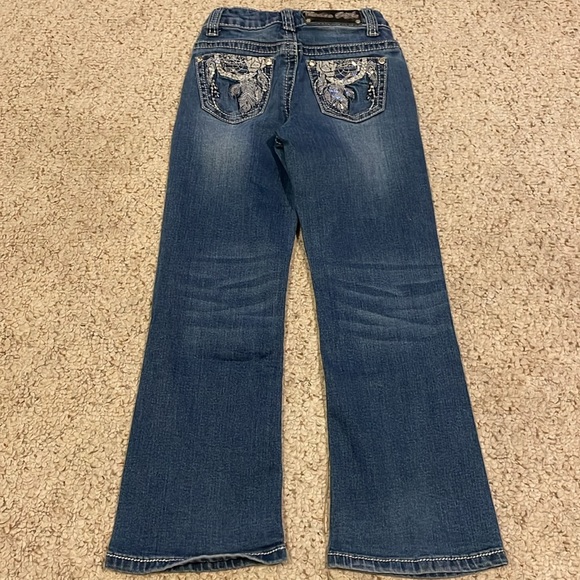 Rodeo girl jeans with waistband elastic. Size 6X - Picture 2 of 2